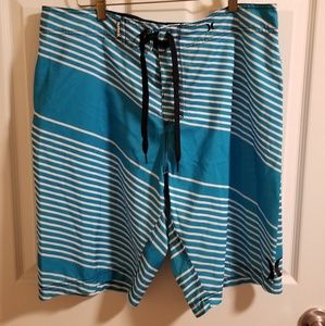 Men's Hurley Turquoise Board Shorts Size 36